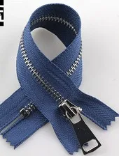 blue A Разные цвета на выбор, 20 см штаны, закрытые Серебристые Ползунки с металлическим карманом на молнии для сумок, обувь, одежда DIY Швейные аксессуары P112 - Цвет: blue A