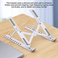 Support de refroidissement réglable et pliable pour ordinateur portable, antidérapant, pour Macbook Air Pro, tablette