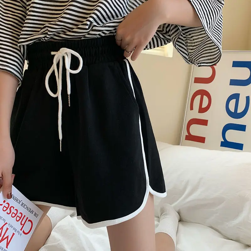 

Summer Korean Hot Sexy Joggers Women Black Sport Harem Pants Shorts Mini Short Femme Mujer Feminino Harajuku Plus Size