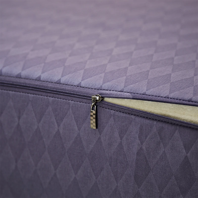 With Zipper Mattress Cover Dustproof Anti-Fouling Bed Cover Six Sides Luxurious Mattress Protective Removable