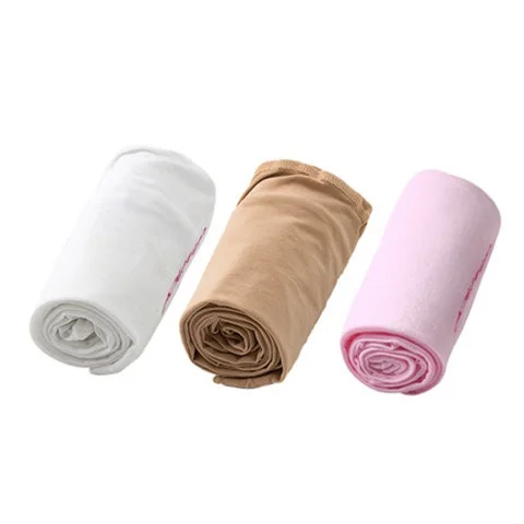 1white1nude1pink 3 шт./партия, Нескользящие нейлоновые чулок из спандекса для девочек, 4 однотонные плотные колготки, летние тонкие дышащие колготки, детская одежда - Цвет: 1white1nude1pink
