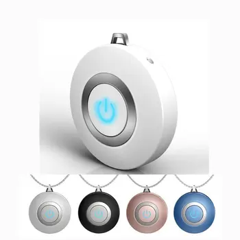 

Luchtreiniger Wearable Usb Draagbare Persoonlijke Mini Ketting Negatieve Ionen Luchtverfrisser Geen Straling Laag Geluidsniveau