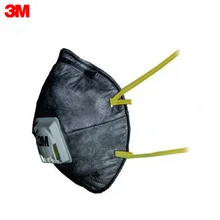 3M Полумаска с дополнительной защитой от паров органических веществ 9914P, FFP1, 10 шт./уп. NR D, с клапаном выдоха, 9914P