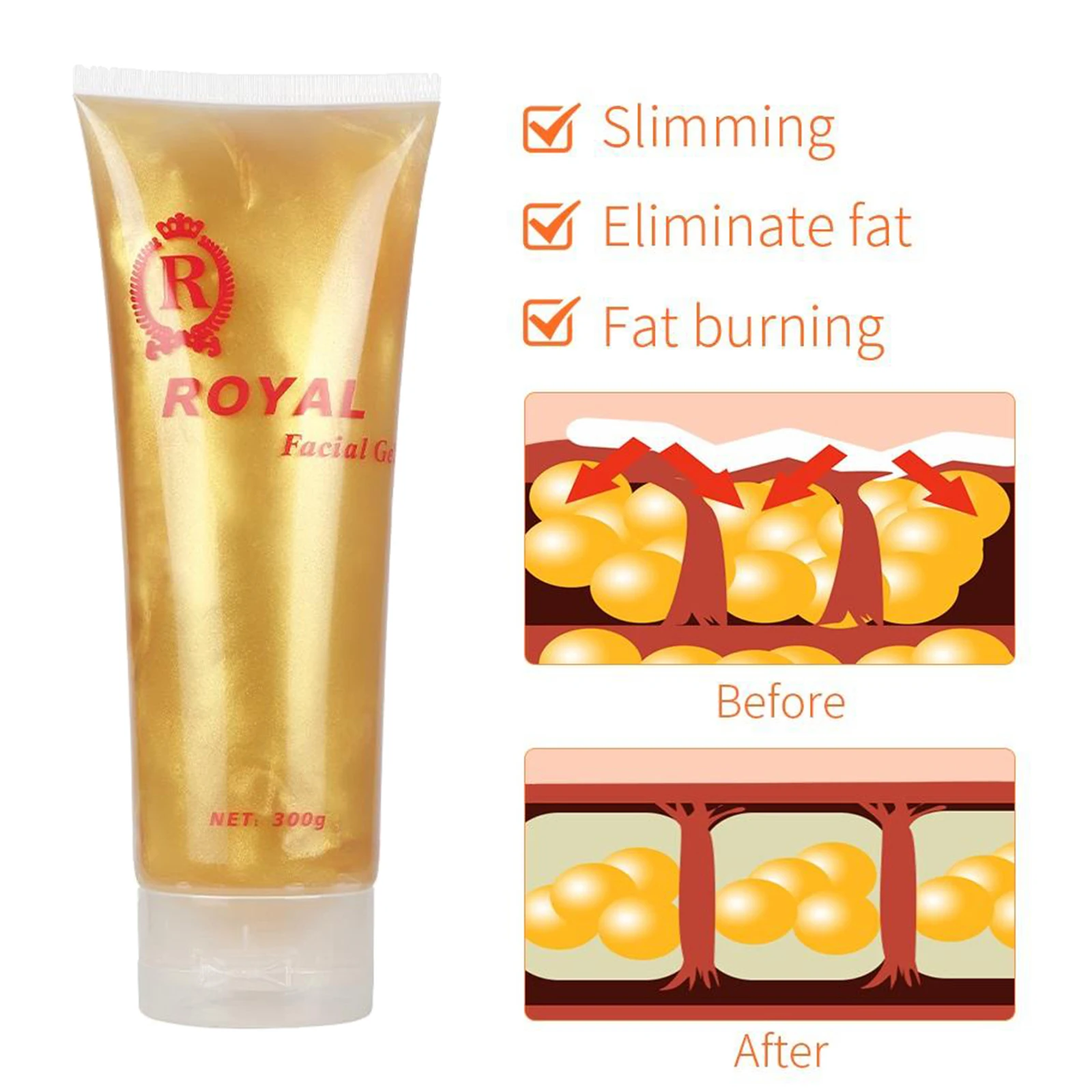 300ml Ultrasonic Inject Gel Firming Lifting Tighten Anti Aging Wrinkle Skin Rejuvenation Gel for Beauty Device Body Face Gelatin