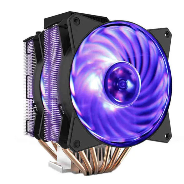 Кулер для процессора RGB двойной вентилятор охлаждения шумоподавление высокая эффективность 6 тепловая трубка PUO88