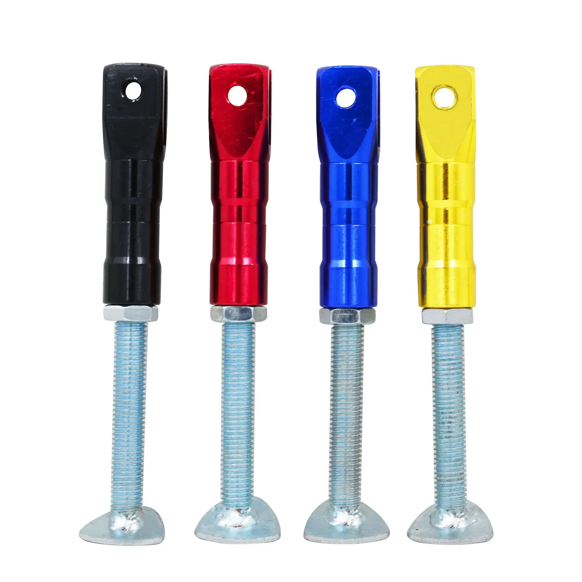 

Motorcycle Parts Adjustable Height 19-22CM Kickstands Motor Scooter Modified Foot Bracket Aluminum Alloy Side Stands