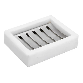 

Soap Dish Stainless Steel Soap Holder for Shower Double Layer Draining Soap Box Portable Soap Dishes