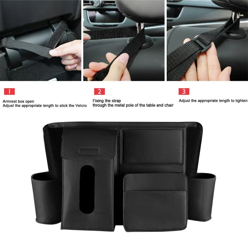 Car Storage Bag Seat Hanging Bag Back Car Multi-function Induction Supplies Storage Pouch