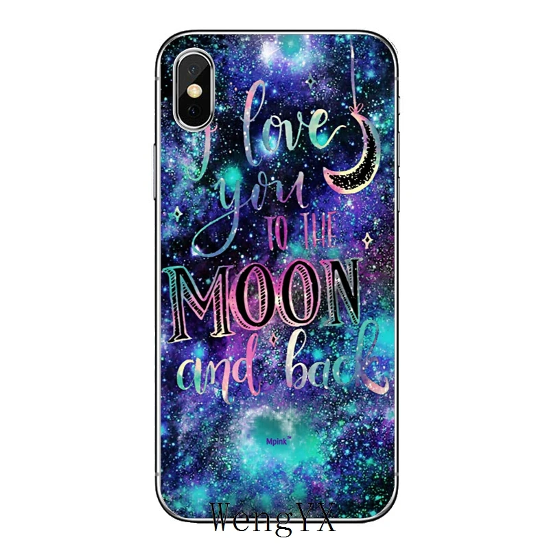 С надписью «I Love You To The Moon And Back(мама я тебя для samsung Galaxy S10 lite A10 A30 A40 A50 A60 A70 A6 A8 J4 J6 плюс A9 J8 prime мягкий чехол