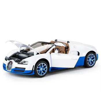 

1:18 Car Model Bugatti Veyron 16.4 Grand Sport Vitesse Diecast Racing Car Toys Model Vehicle Origin Box F Kids Christmas Gifts