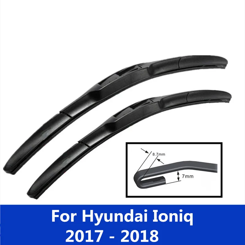 Car windshield Wiper Blades For Hyundai Ioniq 2017 2018Windscreen