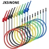JXSINONE 10PC Dupont Male/Female to Test Hook Clips Silicone Jumper Wires Transistor Tester For Electrical Testing P1534 P1535 ► Photo 1/6