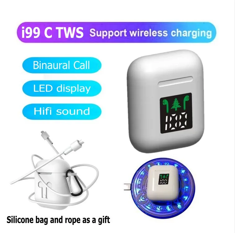 R$71.45 19% de desconto|I99 tws natal mini fones de ouvido bluetooth estéreo baixo sem fio com sensor inteligente pk i10 i80 i100 i50000 i9000 on AliExpress 