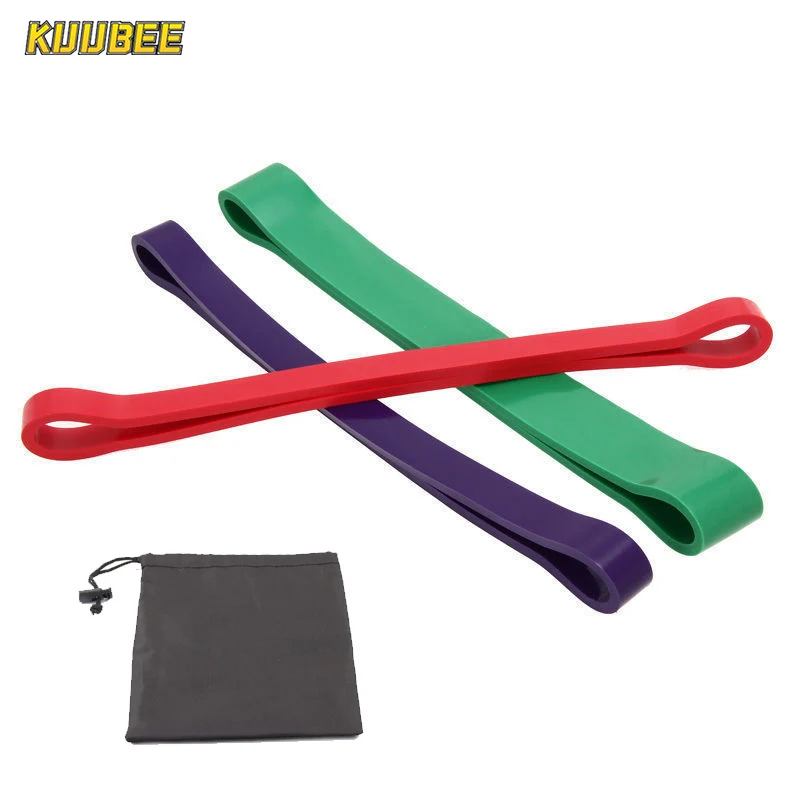 3 Level Fitness Resistance Bands Loop Thick Heavy Workout Training Athletic Power Rubber Bands
