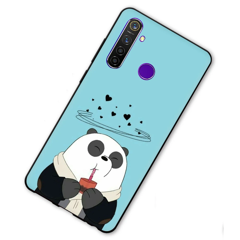B1 Мягкий силиконовый чехол для телефона с милой пандой для OPPO A1K Reno Z 2 10X Realme 2 A5 3 5 Pro Q X Lite - Цвет: B1