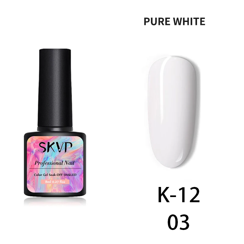 

SKVP Transparent Black white UV/LED Nail Polish