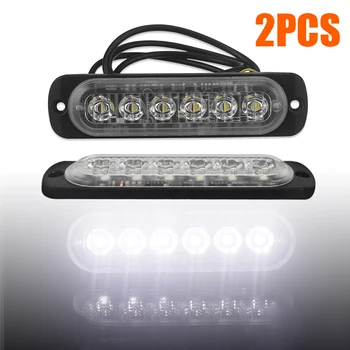 

DC 12V-24V Car fog light 333mA 6 LED 112*28mm Working Off-road Accessory