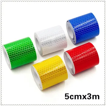 

5cm Car Reflective Tape Stickers Warning Safety Tape Styling for Ferrari 488 SP38 Portofino FXX-K 812 LaFerrari J50