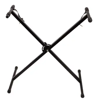 

Key Electronic Piano Stand Adjustable X-type Double Tube Iron Rack Universal Keyboard Instrument Stand Accessories