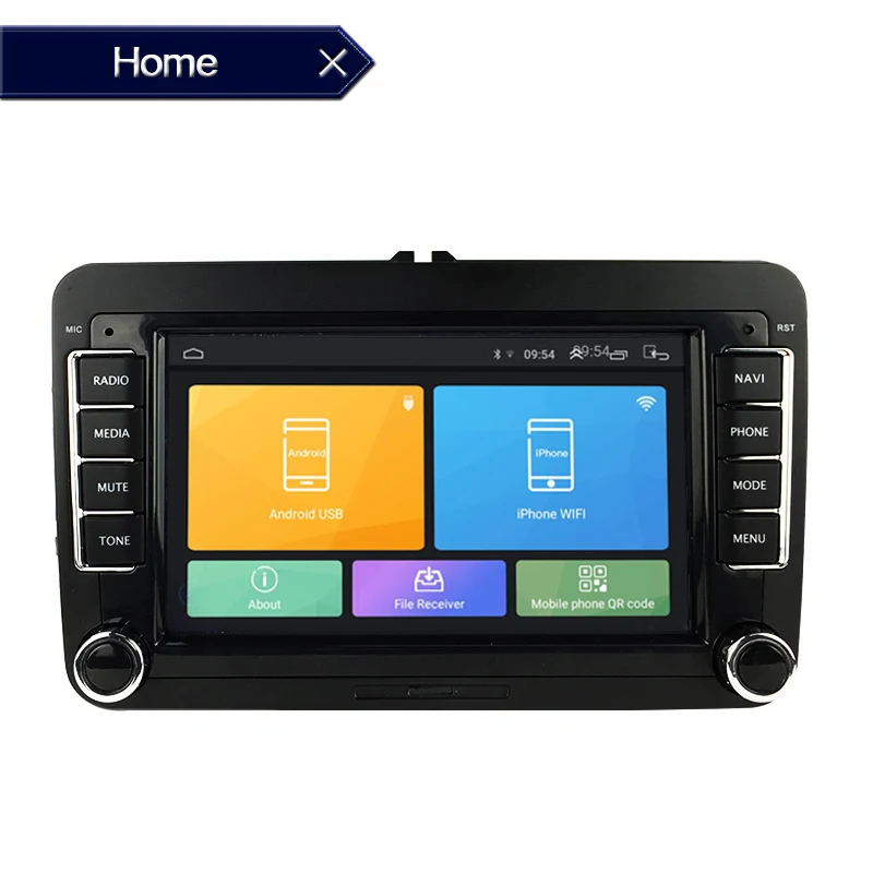 Android Авто 2 Din 7 дюймов стерео радио для Apple для Bora Golf VW Polo Volkswagen Passat B6 B7 Touran gps навигация