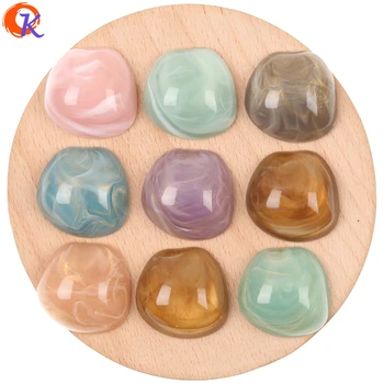 

Cordial Design 25*26MM 100Pcs Acrylic Bead/Jewelry Accessories/Marble Effect/Irregular Shape/Earring Findings/Hand Made/DIY Part