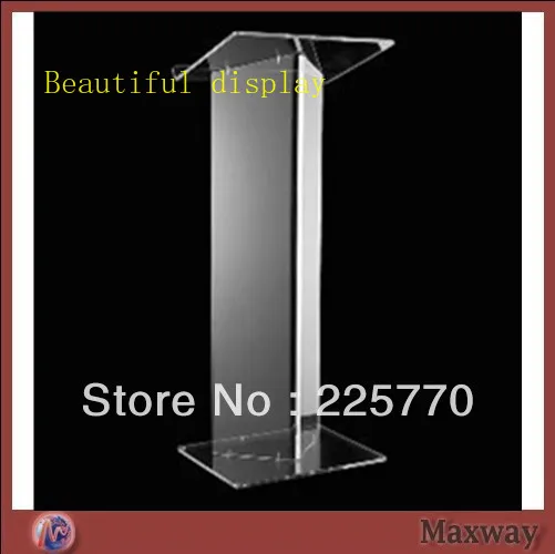 Transparent Acrylic School Lectern /acrylic Platform /perspex Rostrum