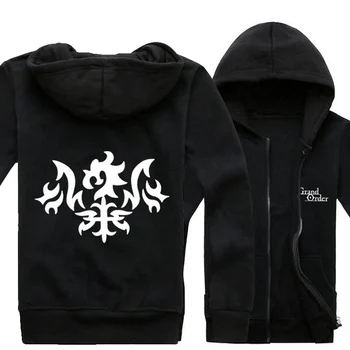

Fate grand order Hoodie Sweatshirt FGO men and women Hoodies Tops Spring Autumn zipper coat 2018 new