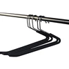Promotion! Open End Trouser Hangers Slack Pant Hanger with Non-Slip Foam Coated Black 5-Pack 2