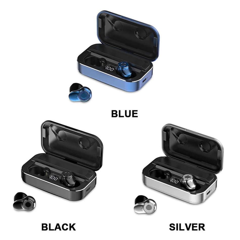 Bluetooth наушники настоящие беспроводные мини-наушники Hifi стерео водонепроницаемые спортивные наушники гарнитура наушники для iOS Android телефонов