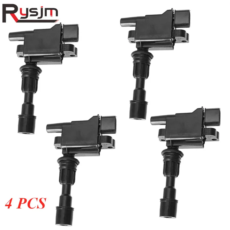 4 шт. в упаковке, новые катушки зажигания ZL01-18-100 ZL01-18-100AB ZZY1-18-100 подходит для Мазда Miata 323 F S 1,5 16V 1,6