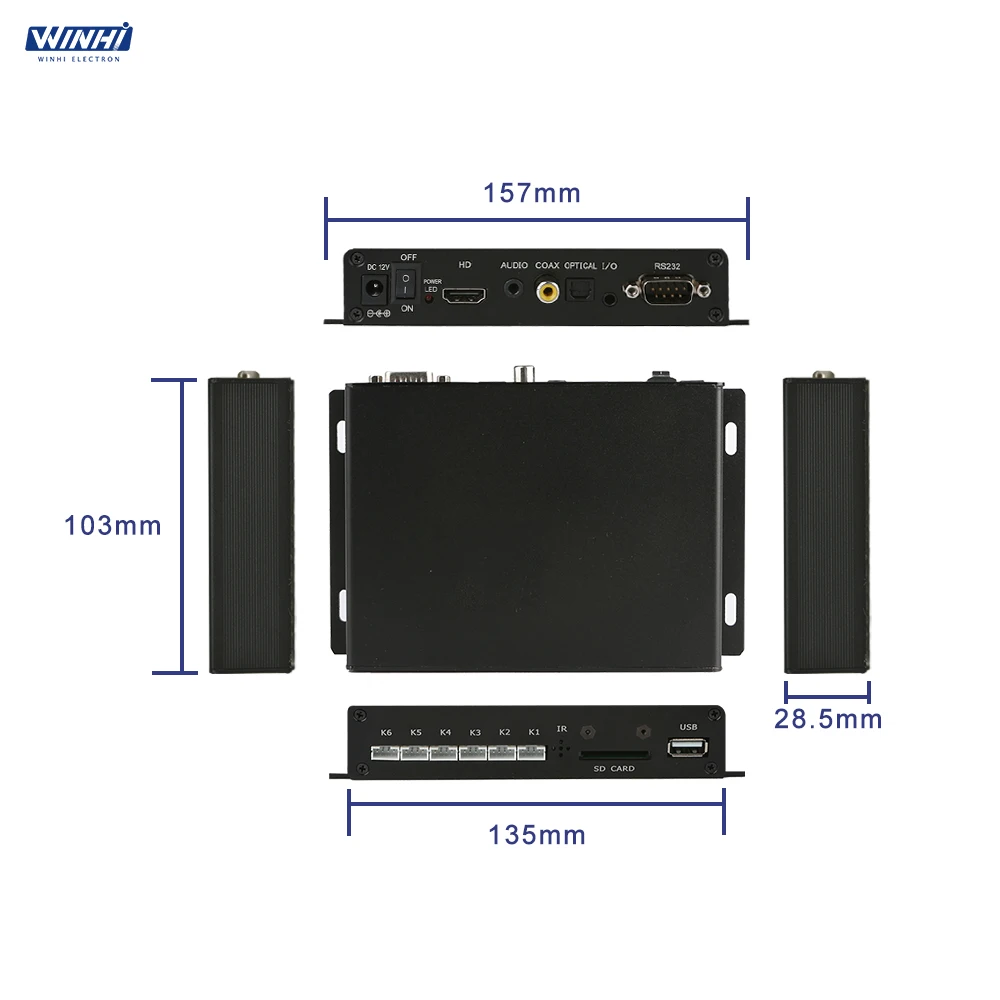 MPC1005 3 функция датчика движения RS232 контроль CE/FCC/ROHS Сертифицированный full hd