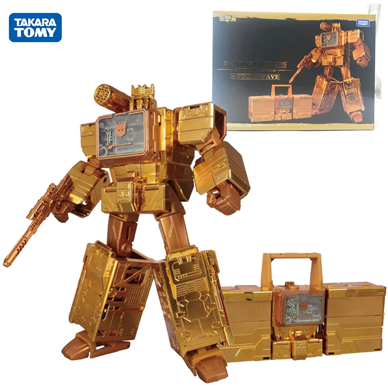 Takara Tomy Transformers zabawki Golden Lagoon Edition Idw Classic  Soundwave decepticony zabawka z kolekcji figurek akcji prezent|null| -  AliExpress