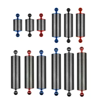 

60mm Carbon Fiber Float Buoyancy Aquatic Arm Dual Ball Floating Arm Camera Underwater Diving Tray Diving Photography Accessories