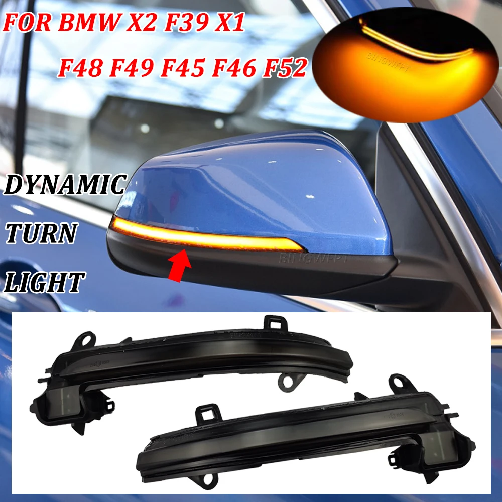 

Боковой зеркальный индикатор Лампа для BMW X1 F48 2016-2018 2 серии F45 F46 X2 F39