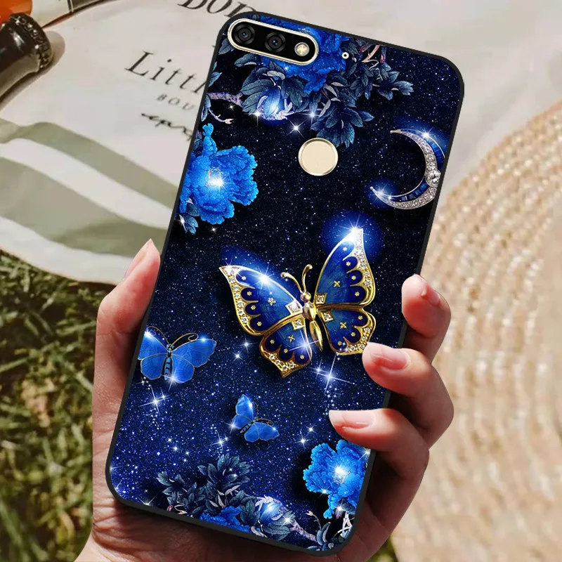 Case For Huawei Honor 7C Case  Soft Silicone Phone Cover For Huawei Honor 7C Aum-L41 TPU Cases Honor 7A Pro 5.7 7S 7C Pro Coque iphone waterproof bag Cases & Covers