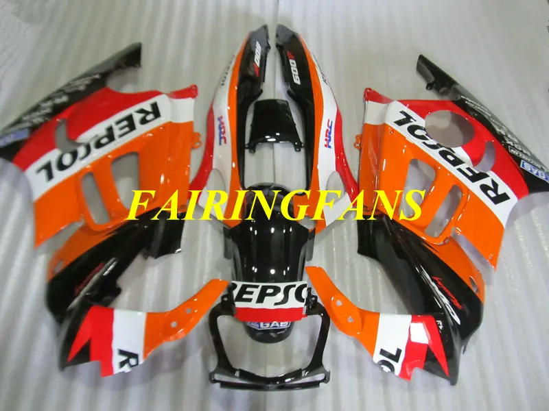 Комплект обтекателей для мотоцикла HONDA CBR600F3 97 98 CBR 600 F3 600F3 CBR600 1997 1998 красные