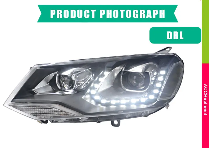 Авто. PRO 2011- для vw touareg фары автомобиля Стайлинг светодиодный для vw touareg DRL tear eyes xenon bi xenon объектив фары парковка