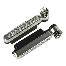 8x светодиоды комплектующие ветрового несколько Цвет передние фары автомобиля вращения вентилятора автомобиля передние фары для Противотуманные фары Дневные Фары Предупреждение TD326