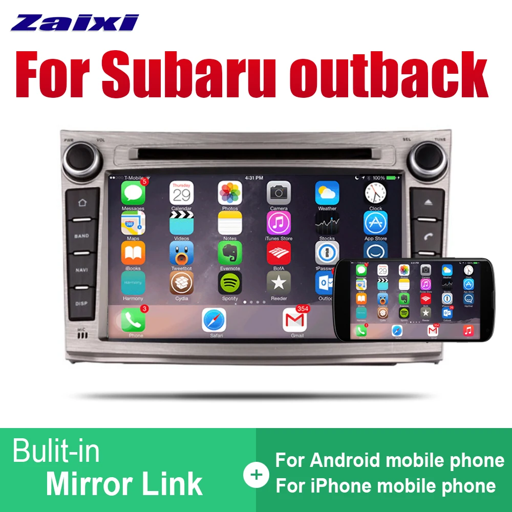 Perfect ZaiXi Android Car GPS DVD Navi for Subaru outback Legacy 2009~2017 player Navigation WiFi Bluetooth Mulitmedia system audio 4