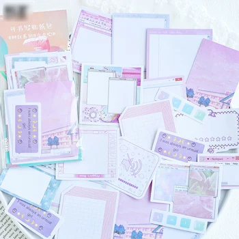 

45pcs/pack Memo Pad Stationery Stickers Diary Sticker Sticky Notes Decoration Journal Stickers School Office Supplies