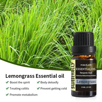 

10ML 100% Pure Plant Aromatherapy Water Soluble Oil For Humidifier Fragrance Lamp Aroma Diffusers Air Freshening