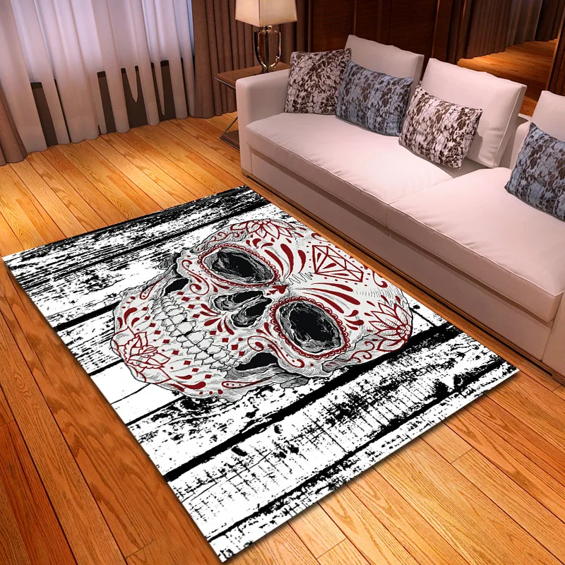Череп серии печатных 3D ковры для гостиной области ковер домашний декор tapetes гостиной чай ковер напольный коврик для прихожей ковровая дорожка