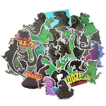 

37 Pcs Sticker Child Cartoon Anime Dinosaur Series Stickers For Notebook PC Skateboard Bicycle Car Moto DIY Waterproof Toy Gift