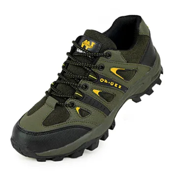 

Men's Work Shoes Outdoor Sneakers Men Mesh Shoes Non-slip Wear-resistant Fishing Shoes Male Desert Boots Drop Shipping