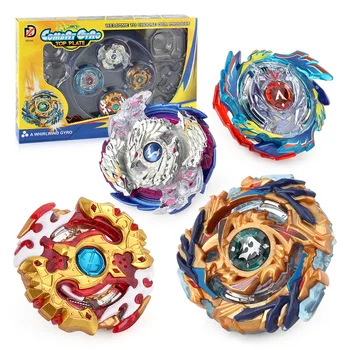 

Classic toy beyblade DIY gyro with competitive battle set suit blasting gyro toy handle launch combination Christmas gift