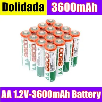 

2020 Dolidada 100% new AA battery 3600 mAh rechargeable battery, 1.2 V Ni-MH AA battery, suitable for clocks, mice, computers