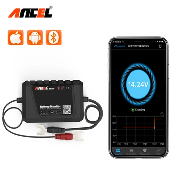 

ANCEL BM300 Battery Tester Bluetooth Analyzer 12V Car Electric Circuit Cranking Test Voltage Test Android ISO Diagnostic Tool