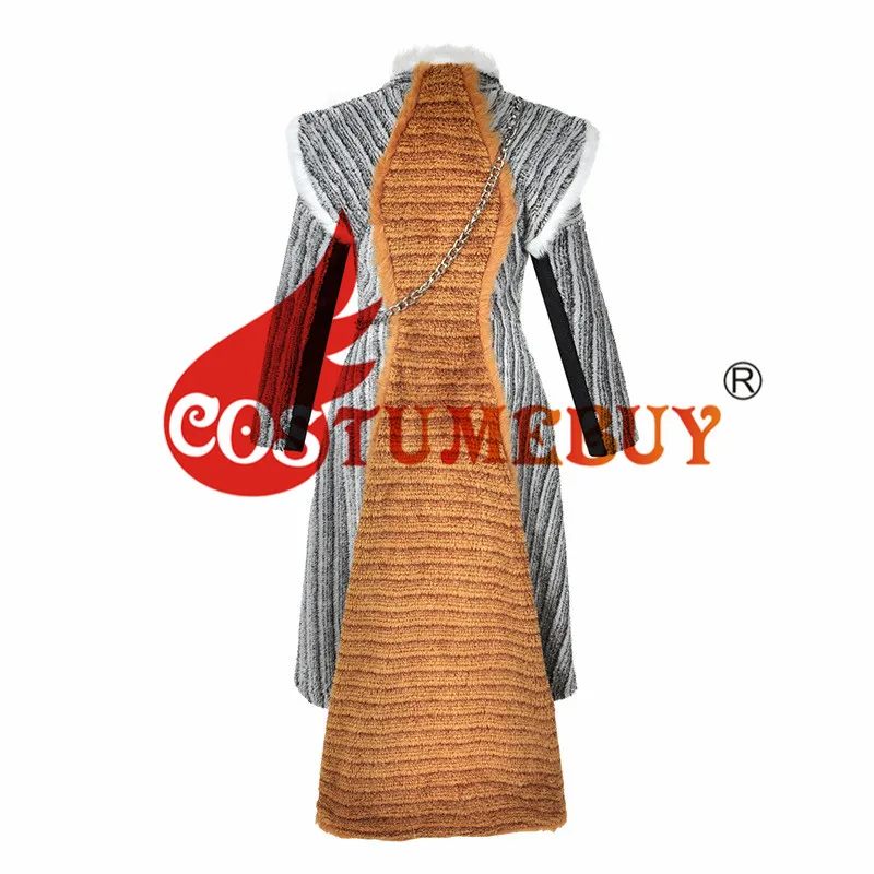 CostumeBuy/костюм «Игра престолов», 8 сезон, Дейенерис Таргариен, костюм для косплея, наряд «Игра престолов», платья на Хэллоуин с накидкой