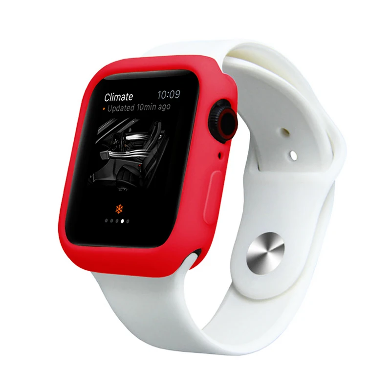 Чехол для часов Apple watch чехол 4 5 44 мм 40 42 38 версия наручных iWatch 5/4/3/2/1 Бампер