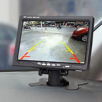 

7" TFT Color Screen LCD Digital Monitor Car Rear View Backup Reverse Camera Video Recorder Dropship